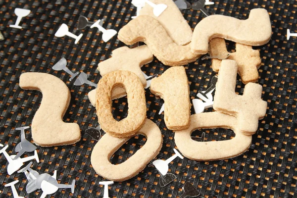 Nieuwe jaar 2014 cookie — Stockfoto