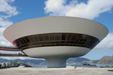 Niteroi - Ağustos 11: Müzesi (mac) üzerinde Ağustos 11, 2008 yılında niteroi. Brezilya tarafından tasarlanan mimar oscar niemeyer. bulunan niteroi, rio, Brezilya.