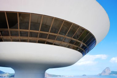 Niteroi - Ağustos 11: Müzesi (mac) üzerinde Ağustos 11, 2008 yılında niteroi. Brezilya tarafından tasarlanan mimar oscar niemeyer. bulunan niteroi, rio, Brezilya.