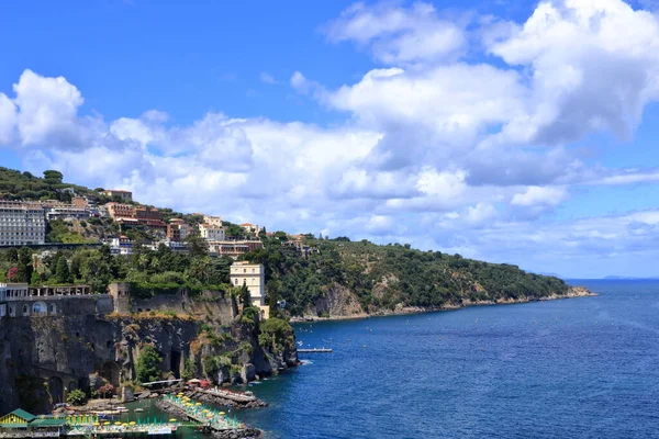 Porto Sorrento Marina Piccola Haven Sorrento Italië Aan Kust Van — Stockfoto