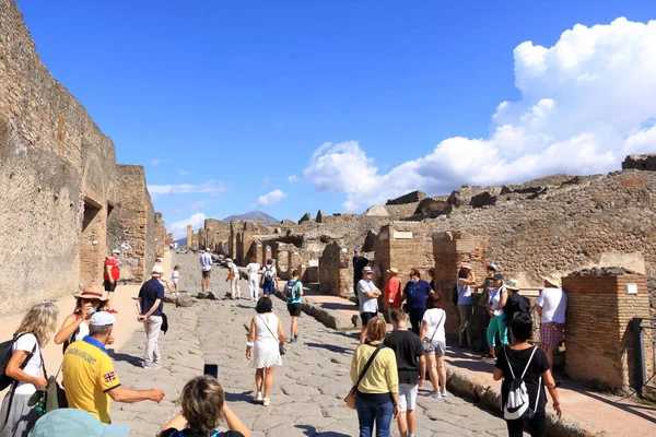 Juli 2021 Pompei Neapel Italien Den Berömda Antika Platsen Pompeji — Stockfoto