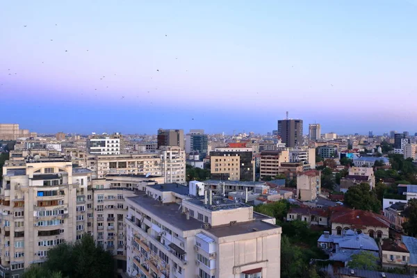 Бухарестський Краєвид Світанку — стокове фото