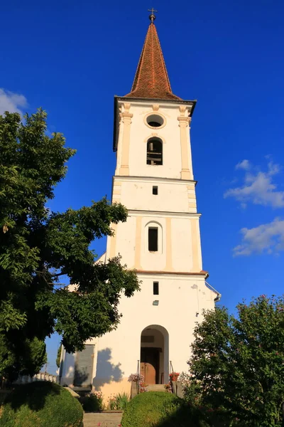 2021 루마니아의 시비엘 루마니아의 시비엘 트란실바니아에 성삼위 교회의 — 스톡 사진