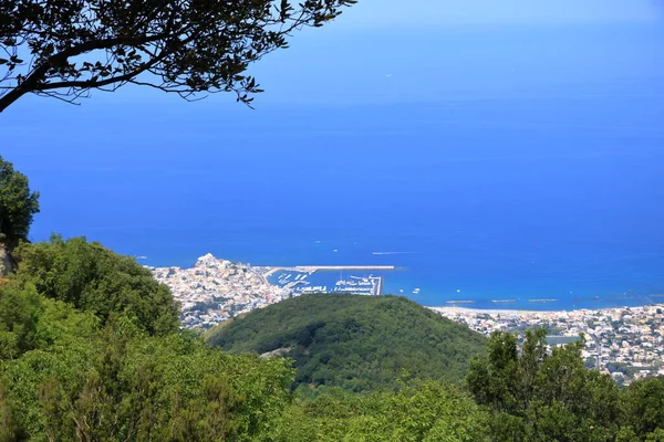 Aerial View Epomeo Forio Ischia Island Italy — Stock Photo, Image