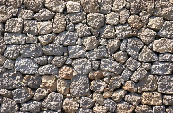 Oude Grijze Natuurstenen Muur — Stockfoto