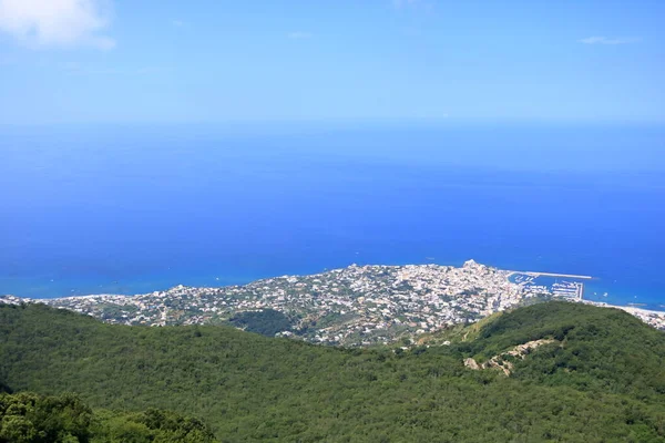 Aerial View Epomeo Forio Ischia Island Italy — Stock Photo, Image