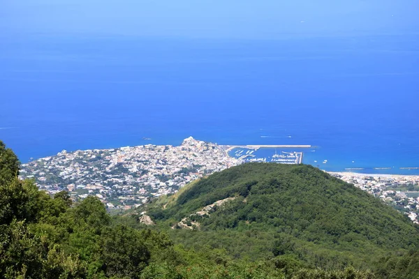 Aerial View Epomeo Forio Ischia Island Italy — Stock Photo, Image