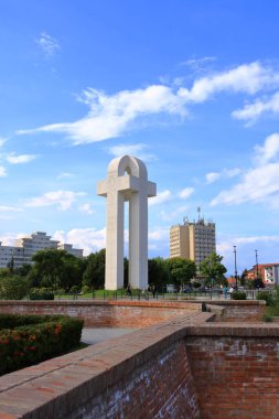 5 Eylül 2021 - Romanya 'da Karlsburg, Alba Iulia: Alba Iulia' nın bir parçası olarak Monumentul Unirii