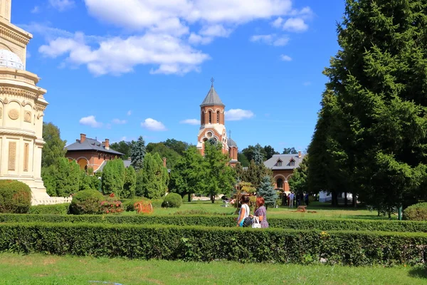 September 2021 Curtea Arges Romania View Biserica Episcopala Dalam Bahasa — Stok Foto