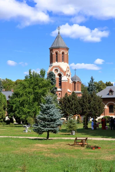 2021年9月4日 ルーマニアのCurtea Arges View Biserica Episcopala — ストック写真