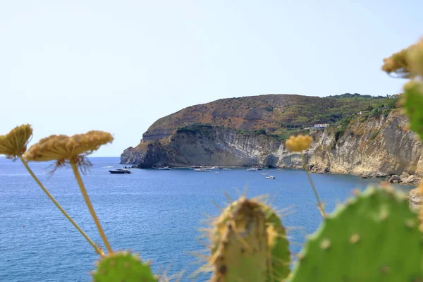 イタリアのイスキア島のサンタンジェロ湾の景色 — ストック写真