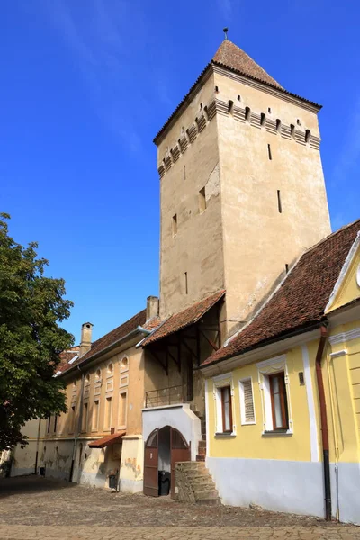 Setembro 2021 Medias Mediasch Romênia Igreja Fortificada Medieval — Fotografia de Stock