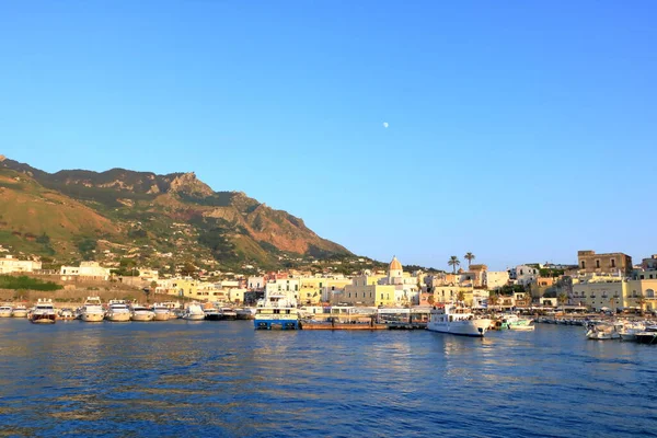 Paisagem Costeira Forio Ischia Cidade Cidade Metropolitana Nápoles Itália — Fotografia de Stock