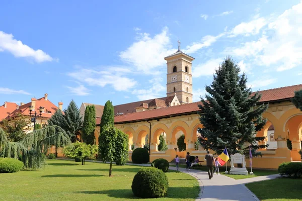 2021 루마니아의 칼스버그 바이울리아 Catedrala Romano Catolica Sfantul Mihail Alba — 스톡 사진