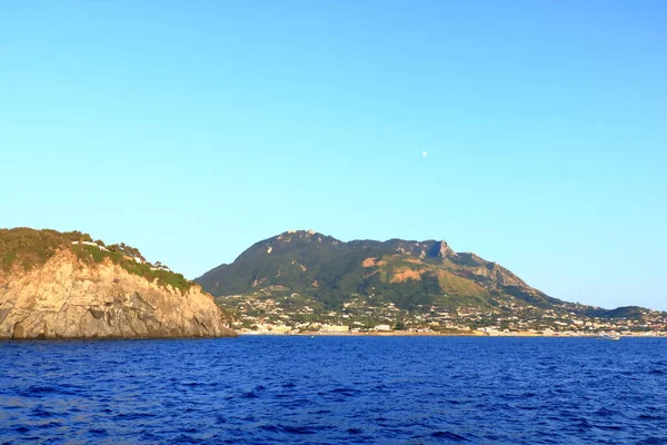 Krajobraz Przybrzeżny Forio Wyspie Ischia Miasto Metropolitalnym Mieście Neapol Włoszech — Zdjęcie stockowe