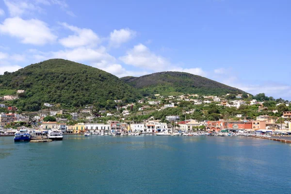 Ischia Porto Talya Liman Bölgesi — Stok fotoğraf