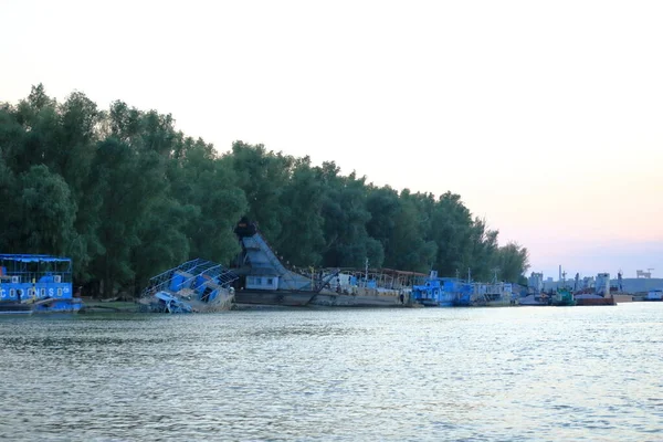 Naufrage Abandonné Delta Danube Roumanie — Photo