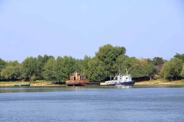 Verlassenes Schiffswrack Donaudelta Rumänien — Stockfoto