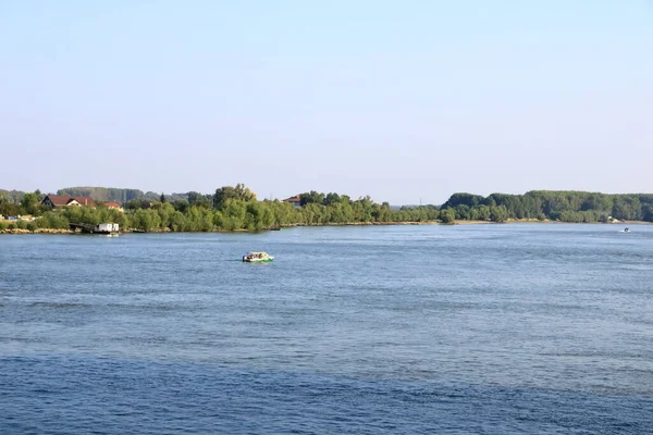 Barco Para Turistas Delta Del Danubio Rumania — Foto de Stock