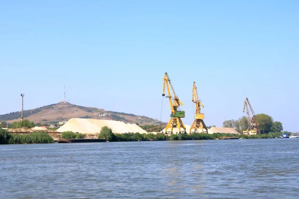 Mahmudia Danube Delta View River Sunny Day — Fotografia de Stock