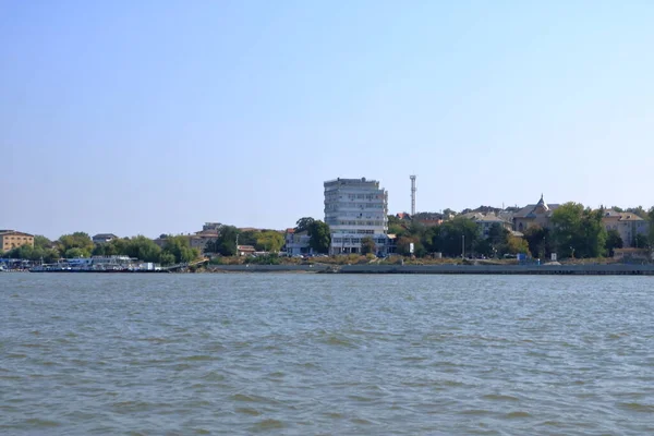 September 2021 Tulcea Romania View Harbour Area Skyline Tulcea Danube — Stockfoto