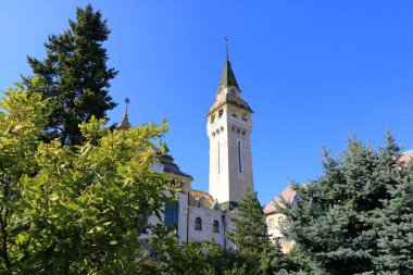 7 Eylül 2021 - Targu Mures, Neumarkt am Mieresch, Romanya: Targu Mures Transilvanya 'da güneşli bir günde