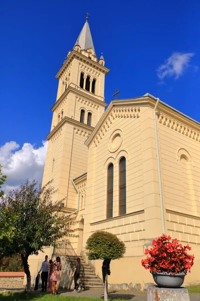 2021年9月6日 ルーマニア シェープスブルク市シギソアラ 聖ヨセフ ローマ カトリック教会シタデル — ストック写真