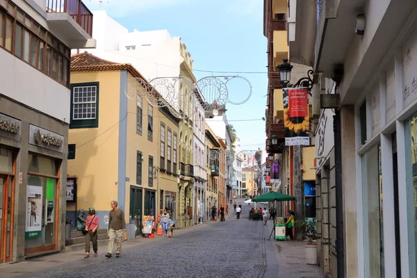 Novembro 2021 Santa Cruz Palma Espanha Arquitetura Colonial Tradicional Das — Fotografia de Stock