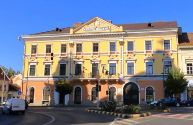 7 Eylül 2021 - Targu Mures, Neumarkt am Mieresch, Romanya: Targu Mures Transilvanya 'da güneşli bir günde