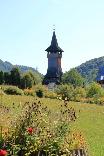 Mosteiro Barsana Uma Das Principais Atrações Maramures Roménia — Fotografia de Stock