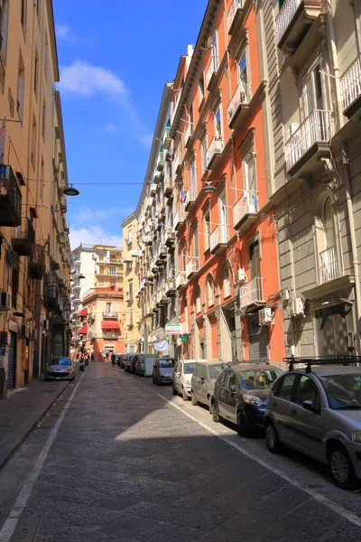 Julio 2021 Napoli Italia Europa Vista Calle Casco Antiguo Ciudad — Foto de Stock