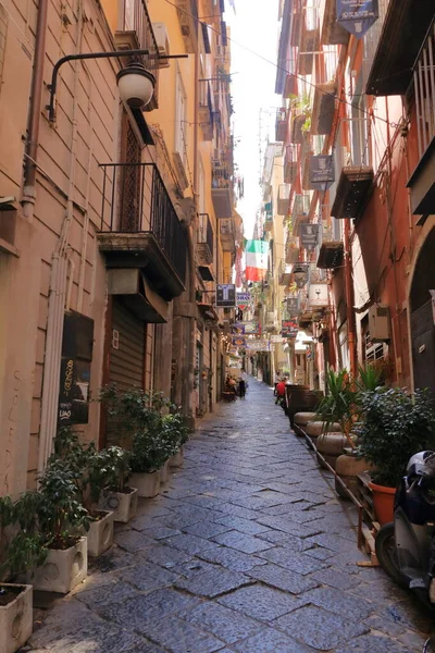 Juli 2021 Napoli Italien Europa Straßenansicht Einer Altstadt Neapel Italien — Stockfoto