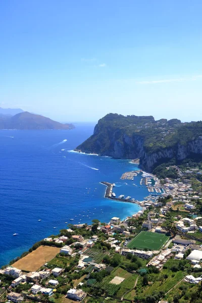 Vue Panoramique Sur Mer Capri Île Capri Italie — Photo