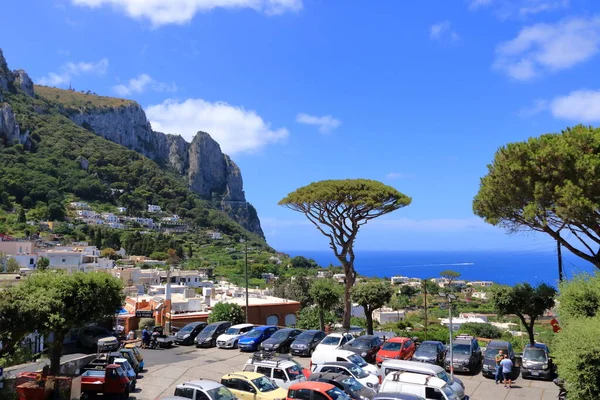 July 2021 Capri Italy Streets Mediterranean Town Capri — Stock Photo, Image