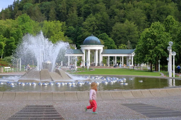 2020年7月13日Marianske Lazne Marienbad Czech Republic Karolina Spring Pavilion Famous Spa — 图库照片