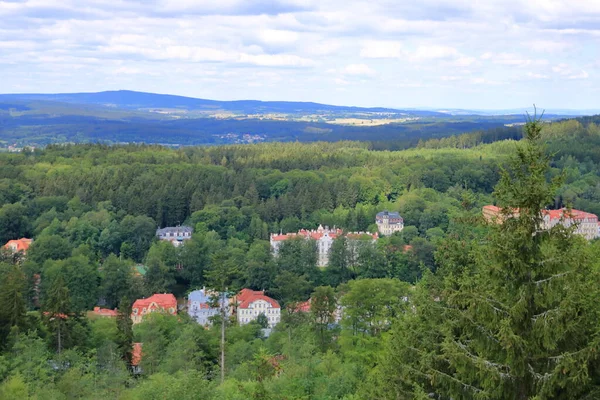 Orta Avrupa Çek Cumhuriyeti Nin Marianske Lazne Adlı Ünlü Spa — Stok fotoğraf