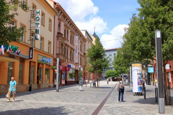 July 2020 Cheb Eger Czech Republic One Old Town Streets — 图库照片