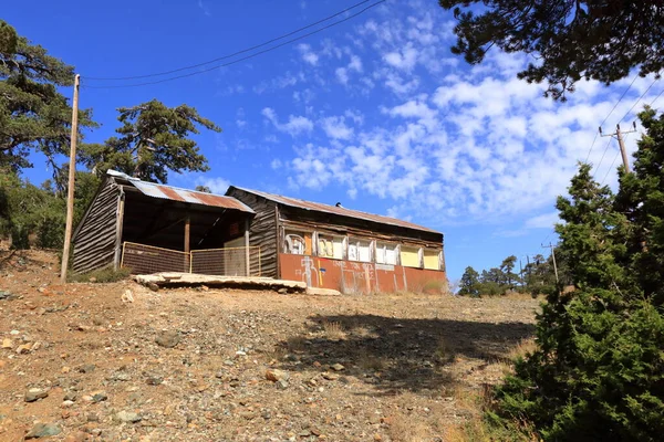 Remonte Verano Estación Teleférico Verano Montañas Troodos Chipre — Foto de Stock