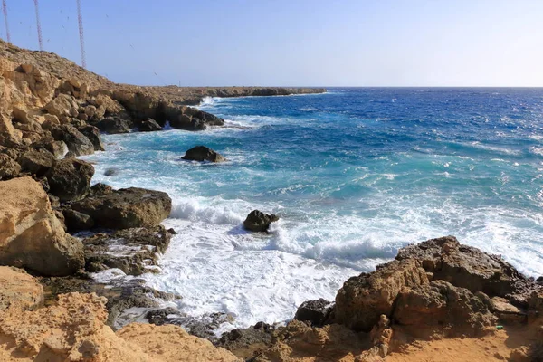 Cabo Greco Laguna Azul Cerca Agia Napa Chipre — Foto de Stock