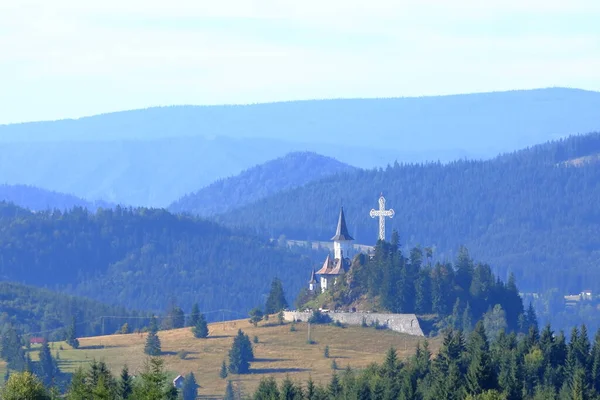 Krajina Pasul Tihuta Rumunsku Podzim — Stock fotografie