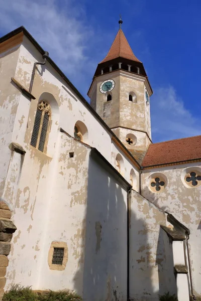 Romanya Nın Tartlau Prejmer Kentindeki Güçlendirilmiş Kilise — Stok fotoğraf