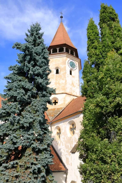 Die Wehrkirche Tartlau Prejmer Rumänien — Stockfoto