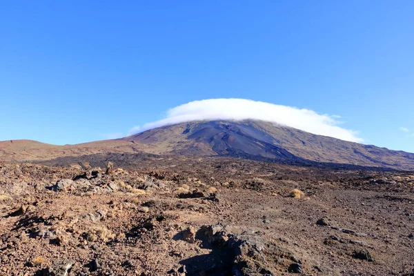 Panorama Pohled Ostrov Tenerife Sopku Pico Del Teide — Stock fotografie