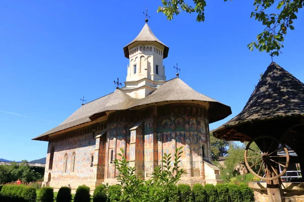 Monasterio Moldovita Rumania Uno Los Monasterios Ortodoxos Rumanos Sur Bucovina —  Fotos de Stock