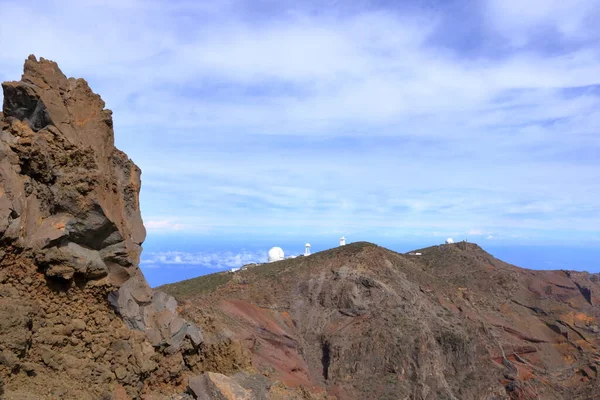 Observatorios Del Roque Los Muchachos Caldera Taburiente Palma Islas Canarias —  Fotos de Stock