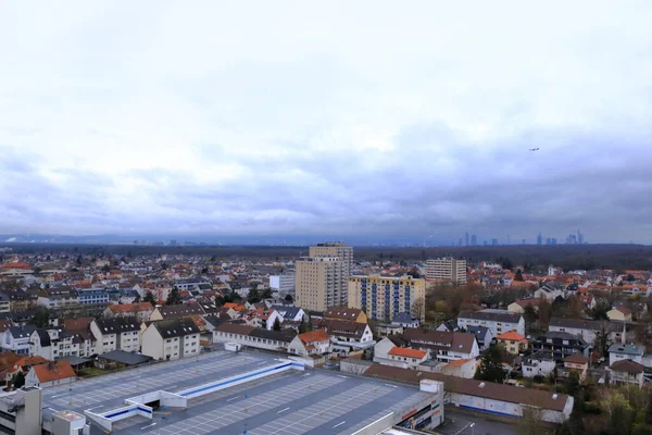 Neu Isenburg Panoráma Frankfurt Hesse Németországban — Stock Fotó