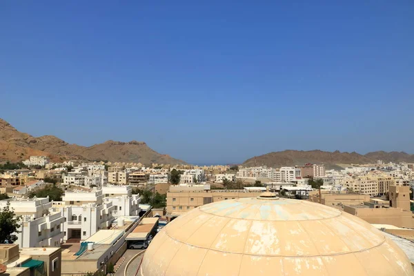 Indah Panorama Tampilan Ibukota Oman Muscat — Stok Foto