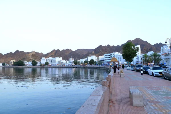 March 2022 Muscat Oman Middle East View Coastline Muttrah District — Fotografia de Stock
