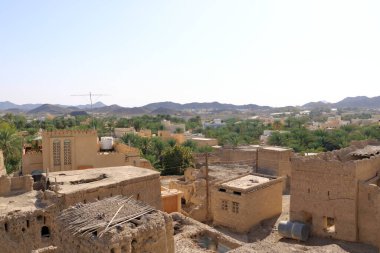 Bahla city in Oman view from the Bahla fort