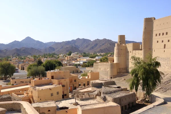 Bahla Miasto Omanie Widok Bahla Fort — Zdjęcie stockowe